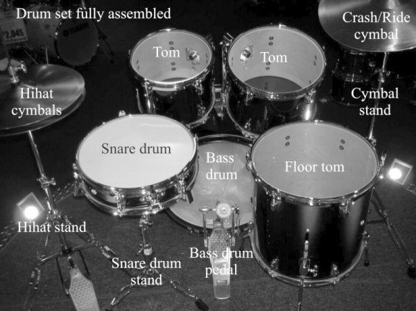 drum set fully assembled